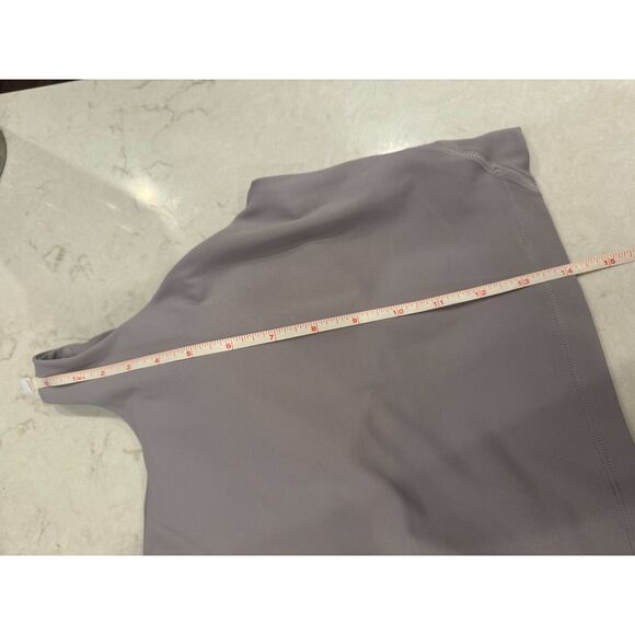 CRZ Yoga Padded Sports Bra Tank | Gray Purple | Medium Athleisure - Picture 7 of 8